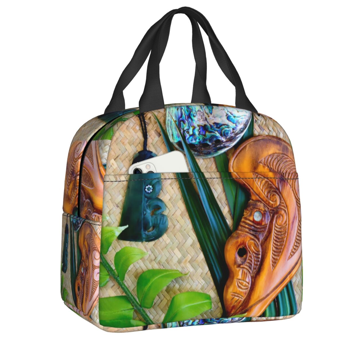 Women Bags Nz - Aangepaste NZ Maoris Thema geïsoleerde lunch