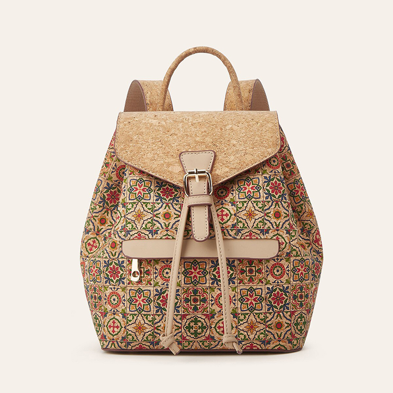 Women'S Xl Bags - Rugzaktassen Retro kurkleer Nationale bloemenprint Crossbodytas