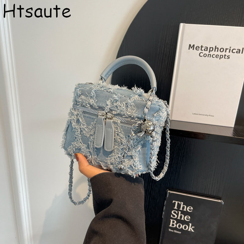 Women Bags Jeans - 2024 Nieuwe Designer Enkele Schoudertas Dames