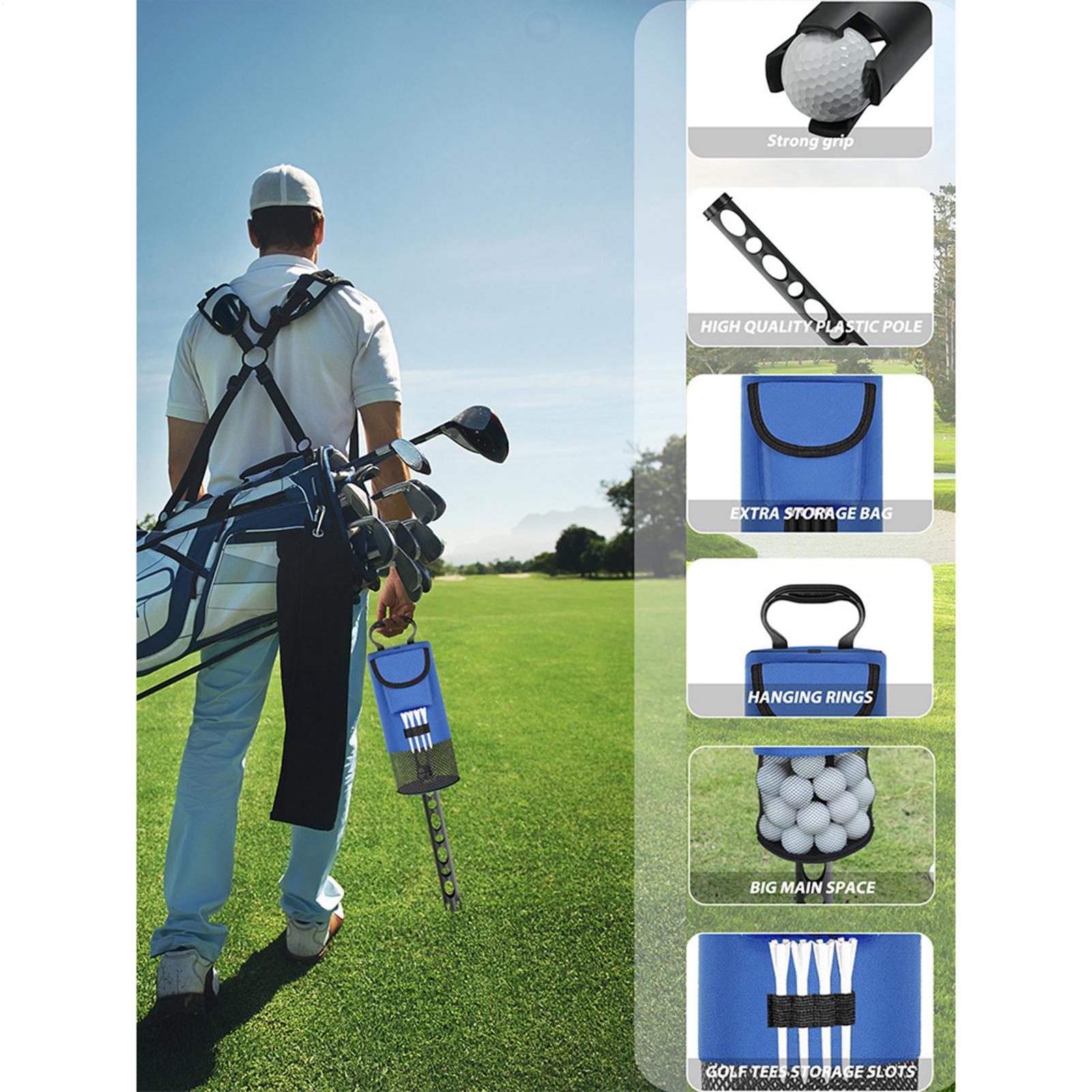 Women'S Bag - Shagger-tas voor golfballen Afneembaar nylon opbergtasje