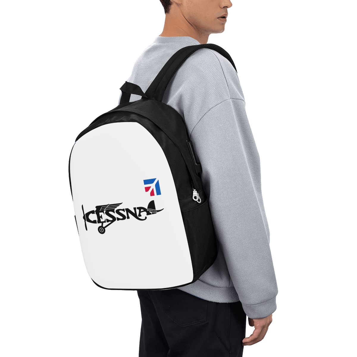 Women'S Bag - Cessna Logo Rugzak Reisnotebooktas Computer Student