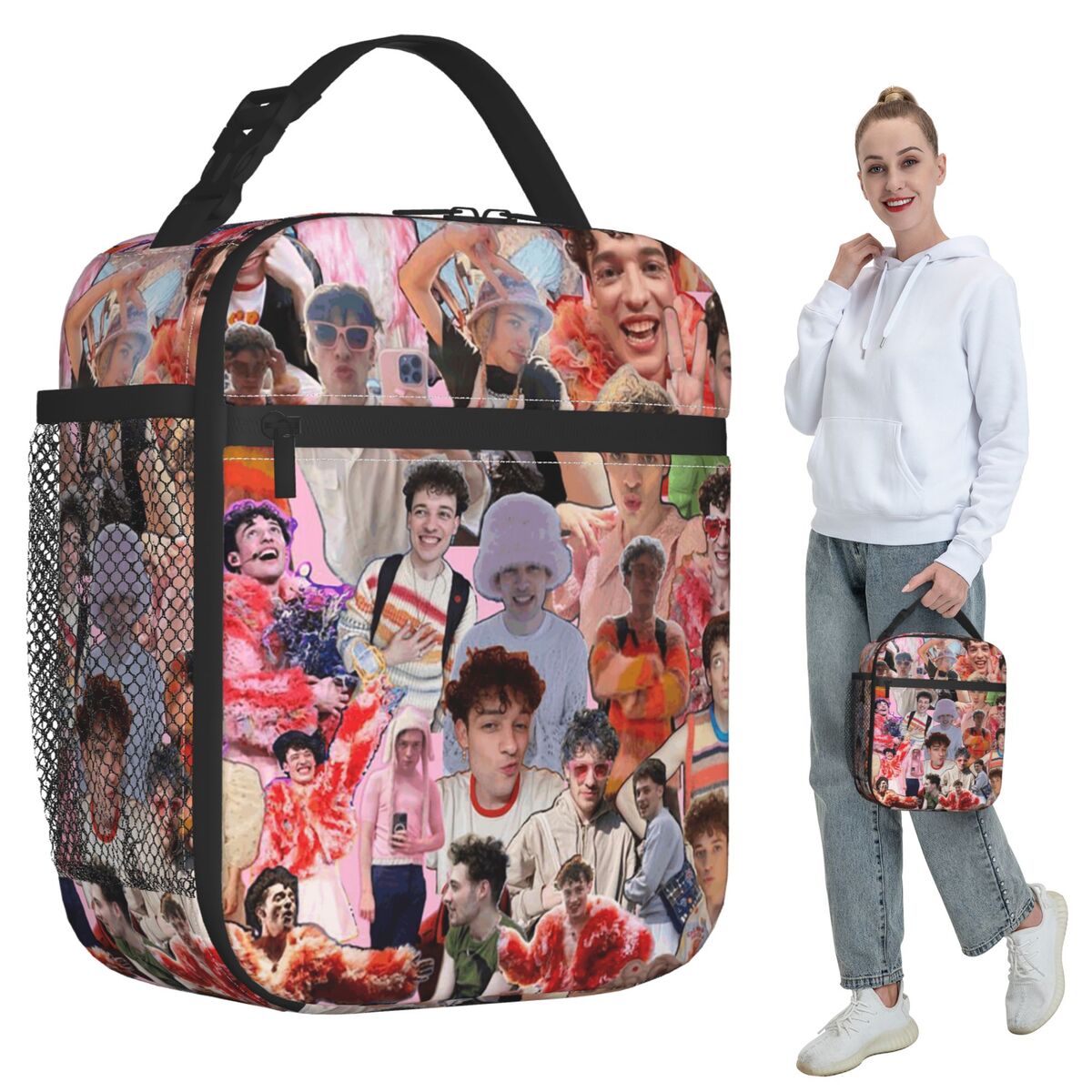 Women Bags Winners - Nemo Eurovisions Zwitserland Winnaar Geïsoleerde lunchtas