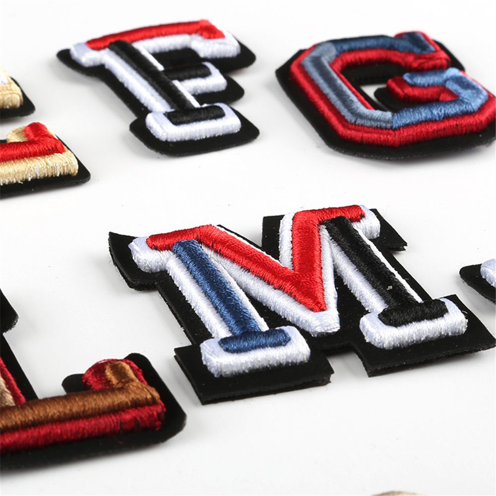 Women Bags Jeans - 26 Stuks A-Z Letters Patches Alfabet