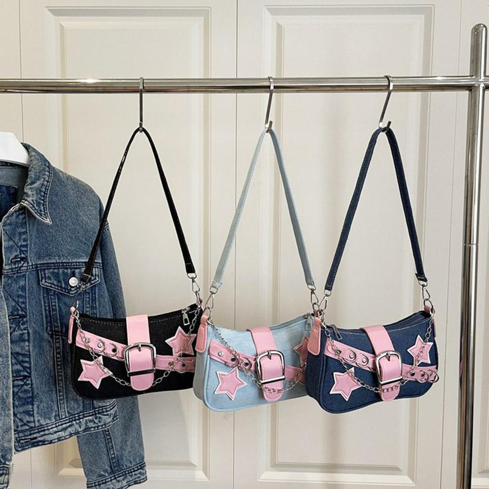Women Bags Jeans - Mode Dameshandtassen Denim Sterrenpatroon Coole meisjes