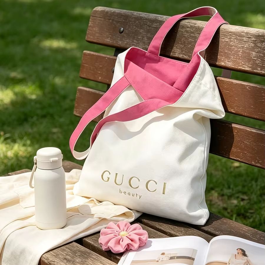 Women Bags Gucci - GUCCIs tas Dames Canvas Tote Bag