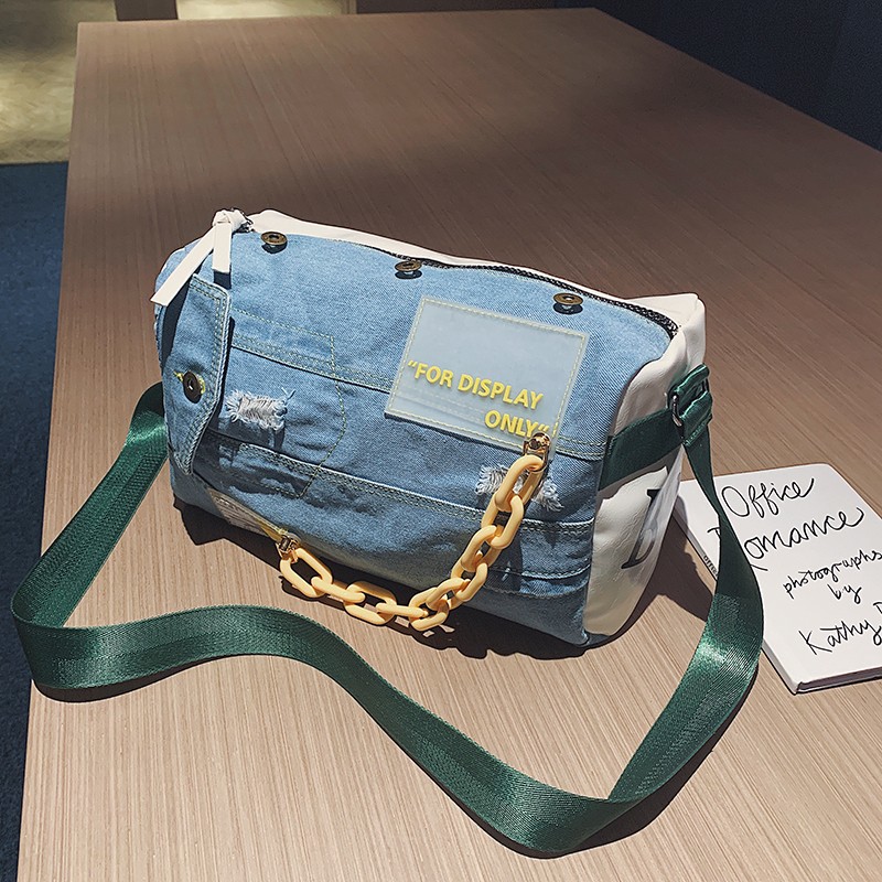 Mode Denim Vrouwen Schoudertas - Women Bags Jeans recensie en prijs