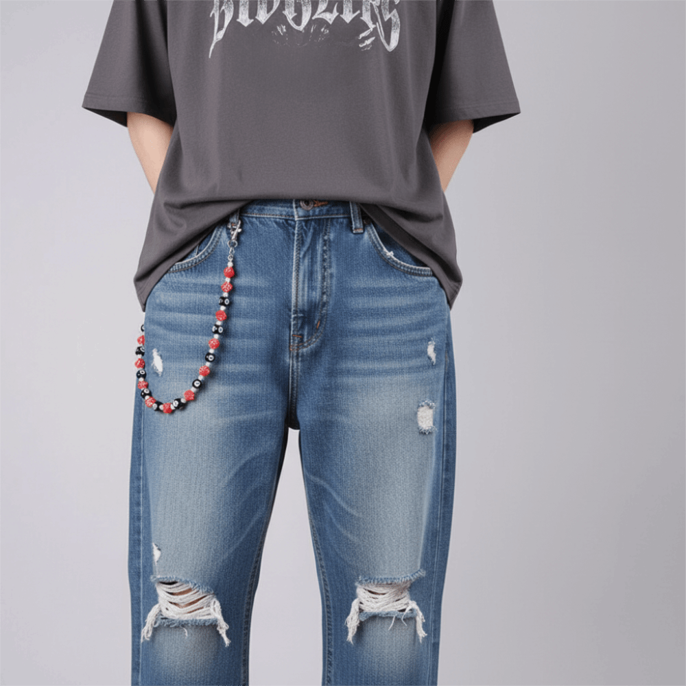 Jeansketting Kleurrijke dobbel - Women Bags Jeans recensie en prijs