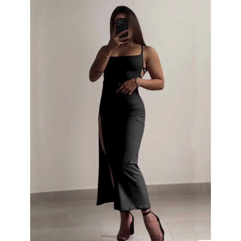 2025 sexy jarretel splitjurk m - Women Bags Winners recensie en prijs