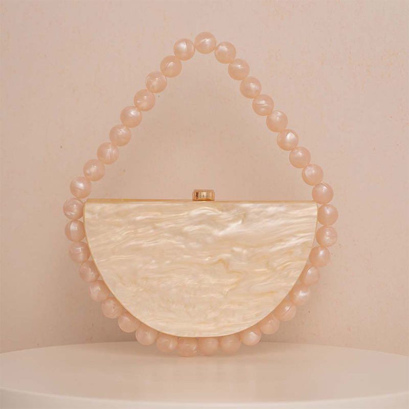 Luxe parelmoer kralen ketting  - Tortoiseshell Bag Acrylic recensie en prijs