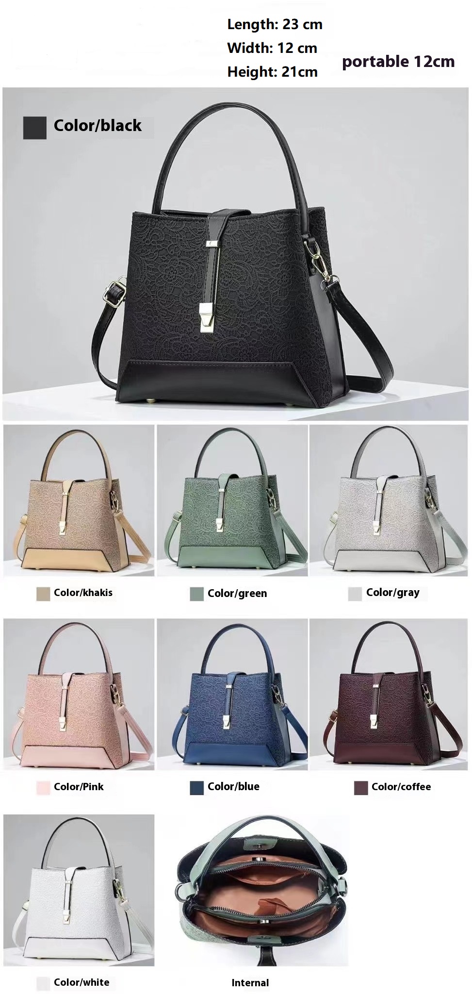Nieuwe luxe draagtas lederen s - Women'S Xl Bags recensie en prijs