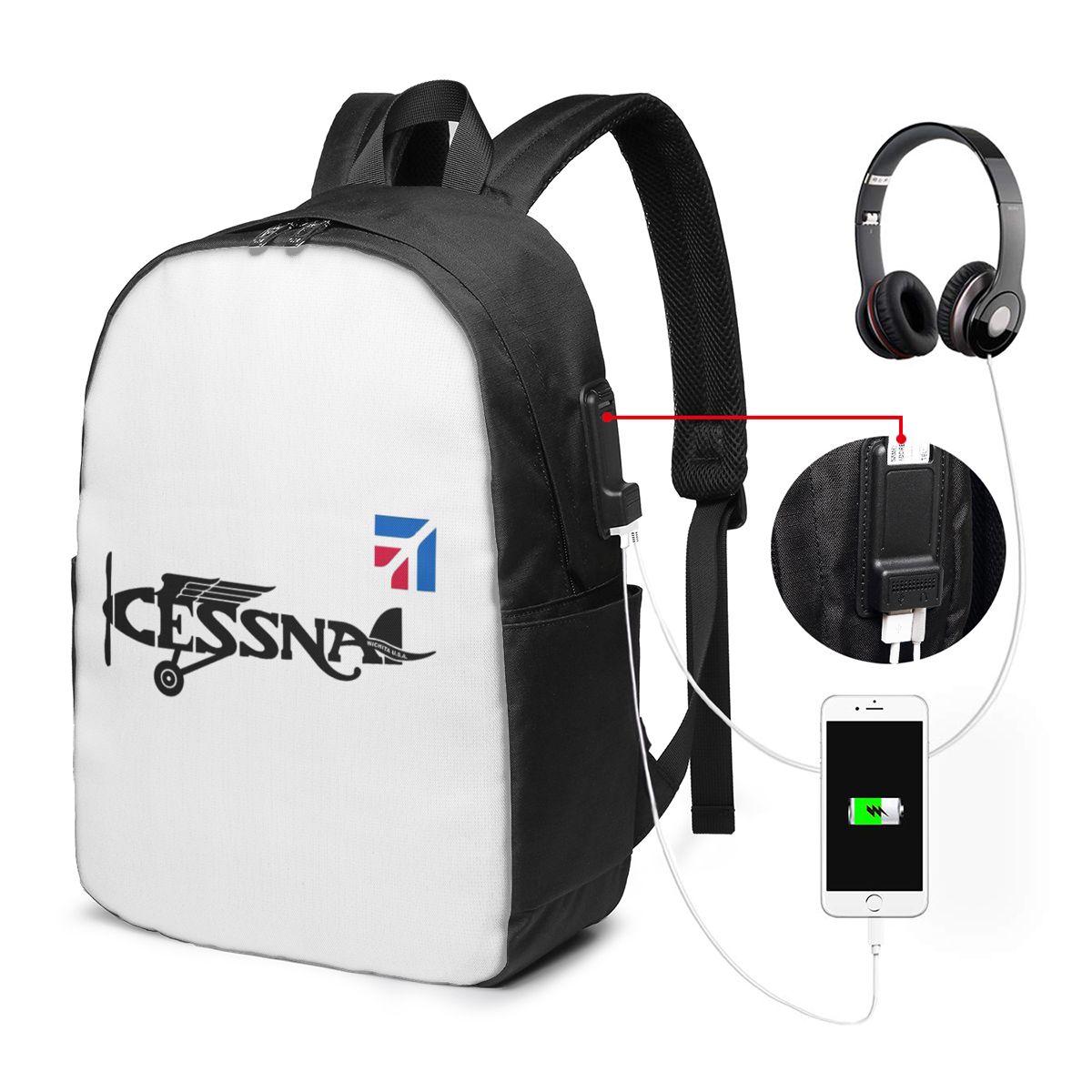 Cessna Logo Rugzak Reisnoteboo - Women'S Bag recensie en prijs
