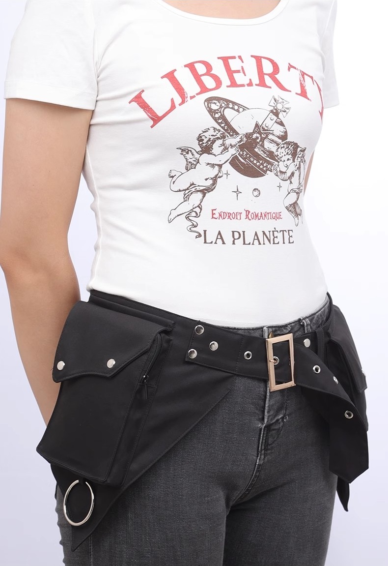 Middeleeuwse punk heuptas voor - Women Bags Pack recensie en prijs