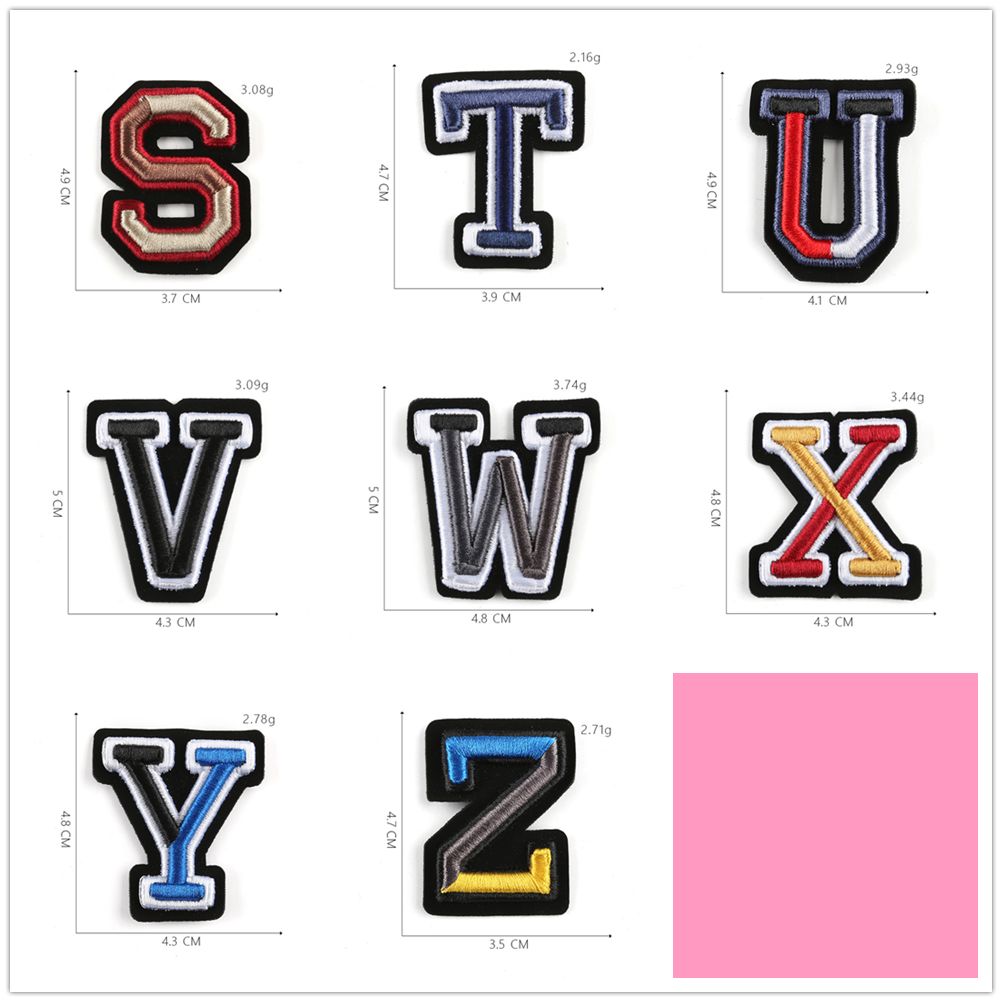 26 Stuks A-Z Letters Patches A - Women Bags Jeans recensie en prijs