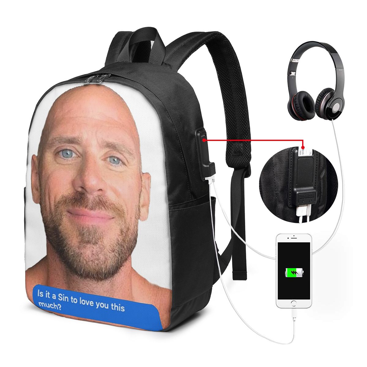 Johnny Sins Flirty Text Bubble - Women'S Bag recensie en prijs
