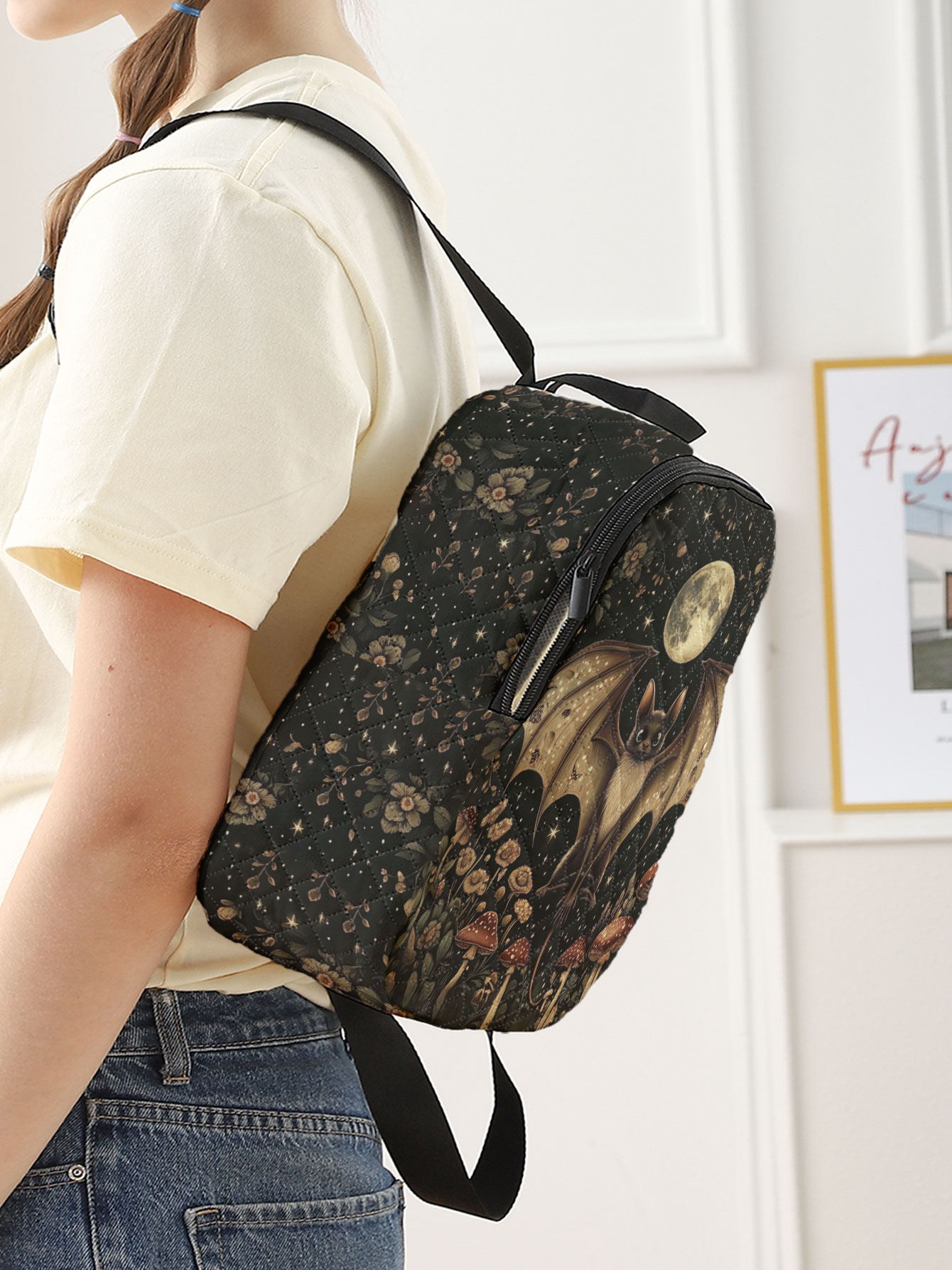 Bat Moon Mushroom bloemenprint - Women'S Bags Going Out recensie en prijs