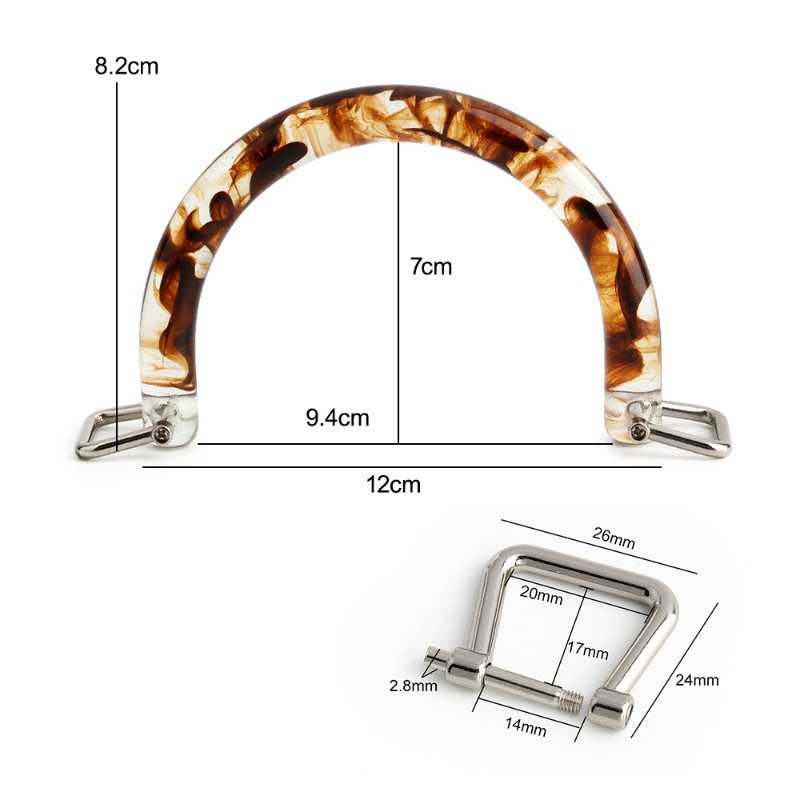 1/2/4PCS Schildpad Acryl Handt - Tortoiseshell Bag Acrylic recensie en prijs