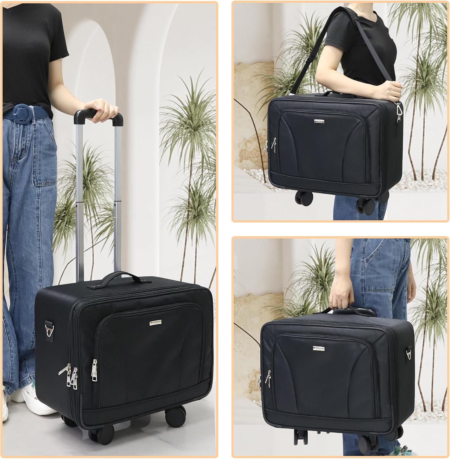 Extra grote rollende make-up k - Women'S Bag recensie en prijs