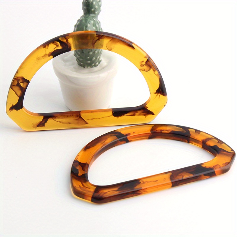 2 STKS D-vormige acryl schildp - Tortoiseshell Bag Acrylic recensie en prijs