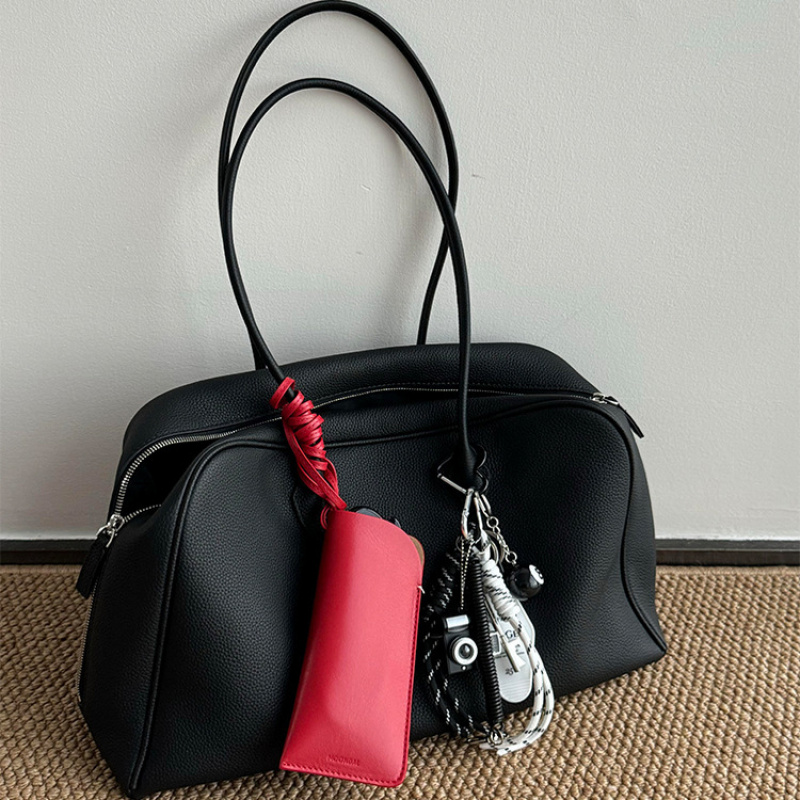 Zwarte zachte leren Boston Tot - Women'S Xl Bags recensie en prijs