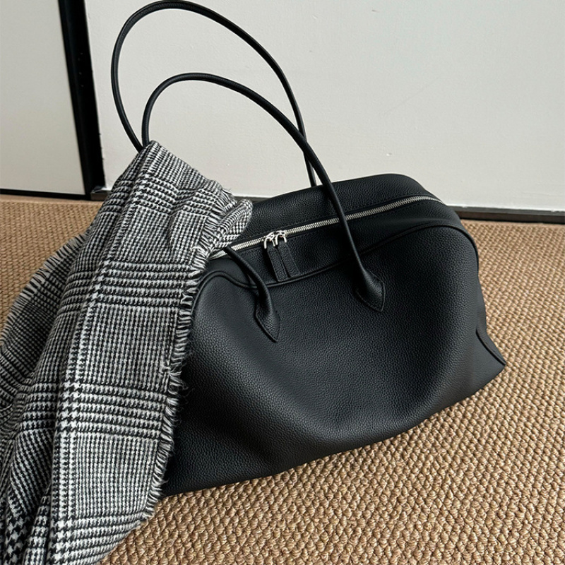 Zwarte zachte leren Boston Tot - Women'S Xl Bags recensie en prijs